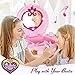 Portable Princess Vanity with Real Mirror, Toddler Makeup Vanity & Styling Tools, Lights and Sounds, Girls Toys Gifts for 3-12 Year Old Kids Birthday Gift