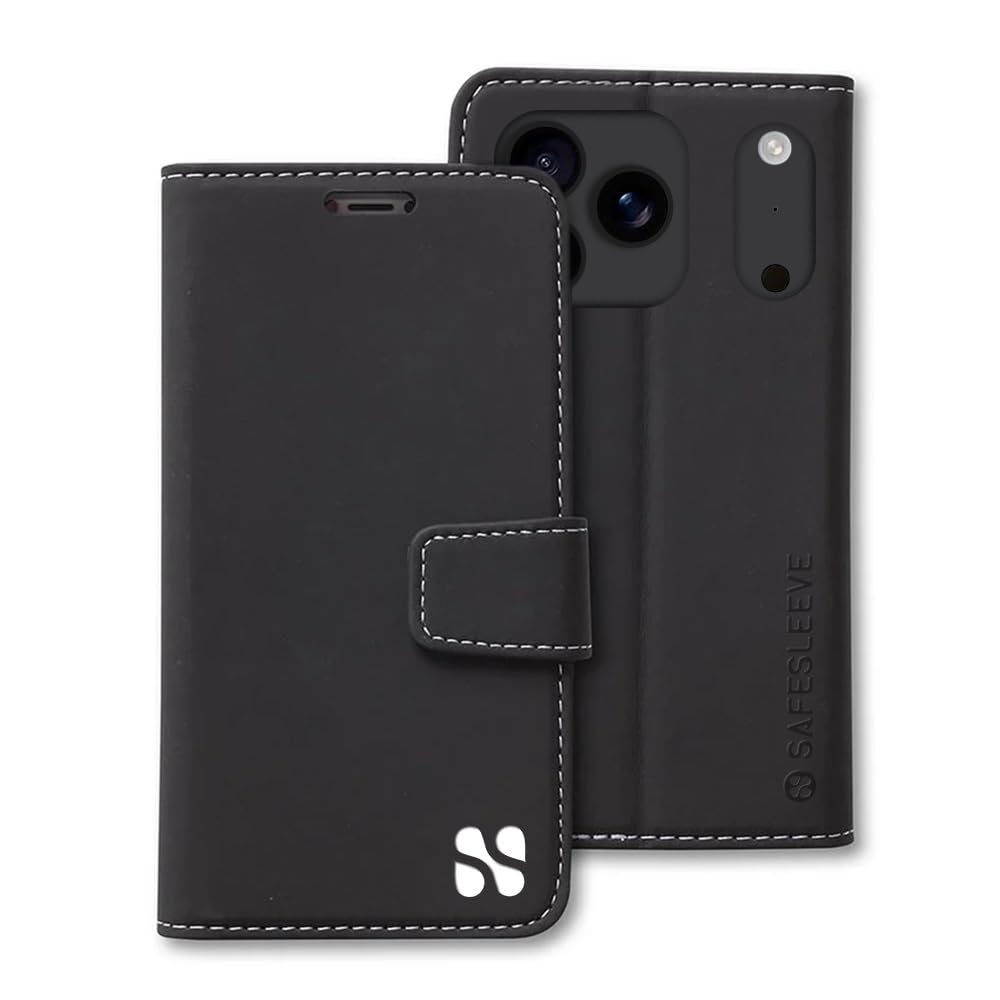 Amazon.com: SafeSleeve Wallet Leather Case for iPhone 17 Pro Max