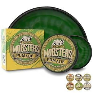 Mobsters Pomade Pomade for Men – Hair Wax – Matte Finish & Masculine Scent – Non Sticky & Easy to Wash Out Hair Gel Mens – Premium Pomade for Men – Ideal for All Hair Types (Tick Tock)