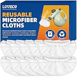 Picture of LOVECO 10 Pack Universal Microfiber Cloths for Handheld Steam Cleaner - Compatible with Bissell Steam Shot, Comforday, PurSteam, Wagner, etc - Reusable Washable Microfiber Rags