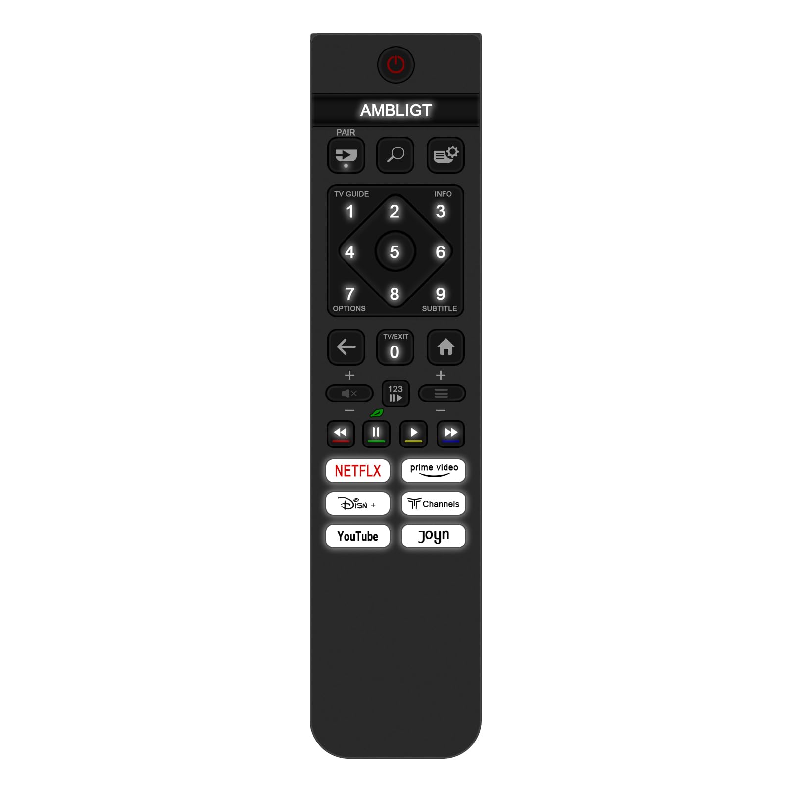 Telecomando di Ricambio applicabile per Philips A136RF543C0001 398GR10BEPHNE000SY 398GR10BEPHNE000CR 996592404222 996592404610 43PUS7009/12 43PUS7609/12 A136RF543B0001 Amb-ilight 4K Smart LED TV