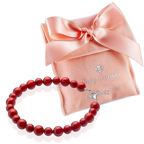 Red Bracelets for Girls - Red bracelet for protection, High end European simulated Red Pearls, – Best Birthday Gifts