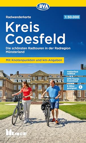 BVA Radwanderkarte Kreis Coesfeld mit...