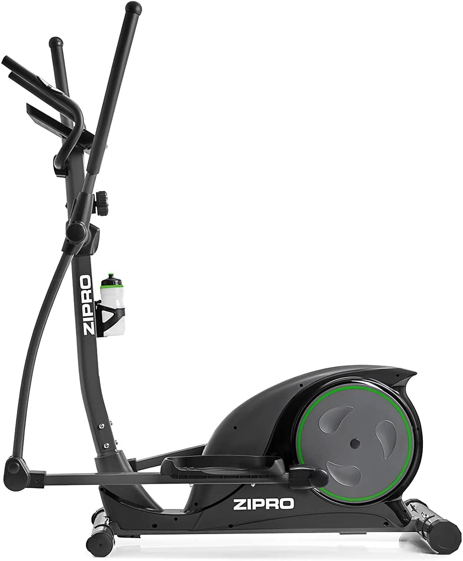 Zipro Crosstrainer Hulk, elliptique jusqu'à 150 kg, équipement d'entraînement Cardio à Domicile, Appareil de Fitness, Machines d'exercice, vélo elliptique, 8 Niveaux de résistance