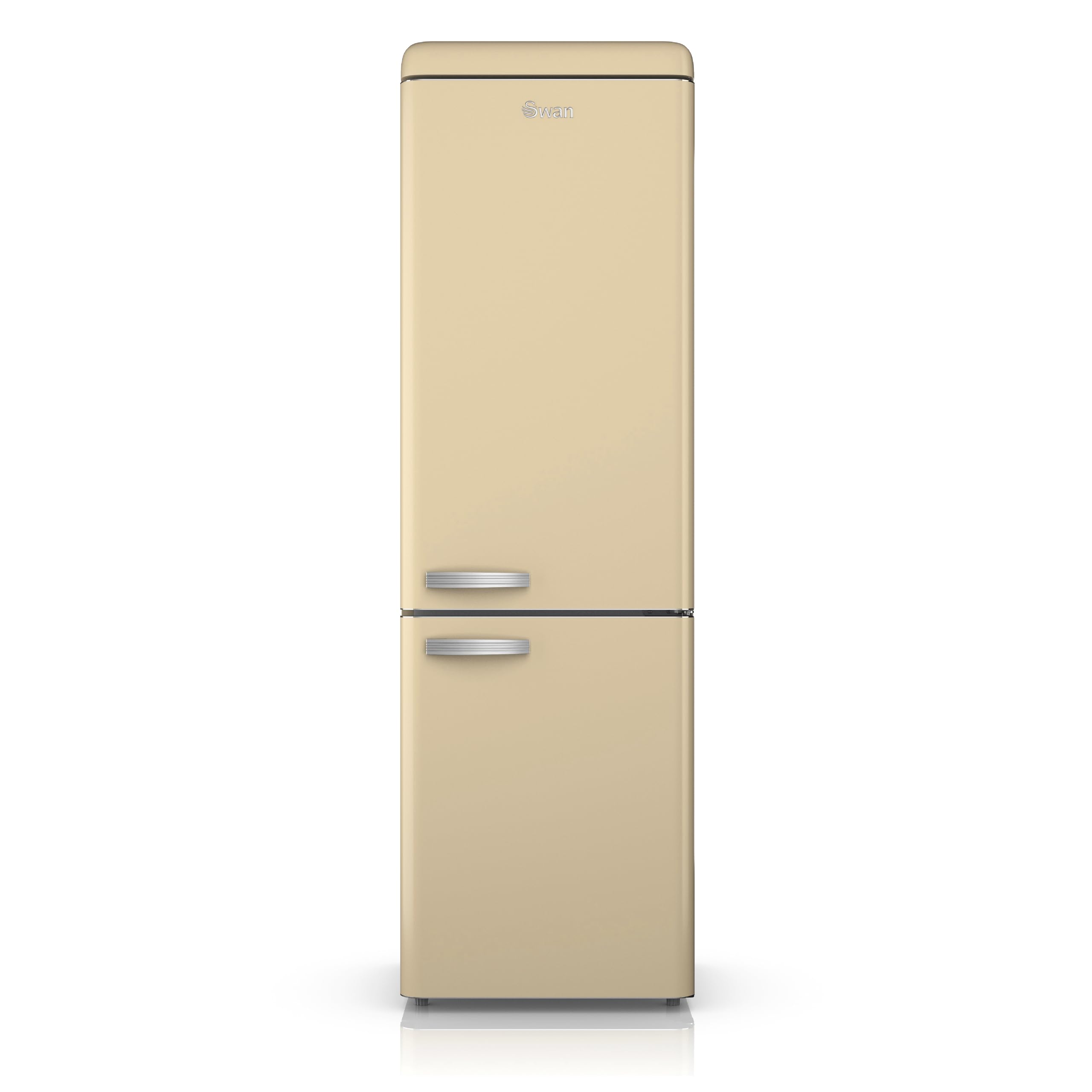 Swan Sr11020Cne Retro Cream Fridge Freezer 304L