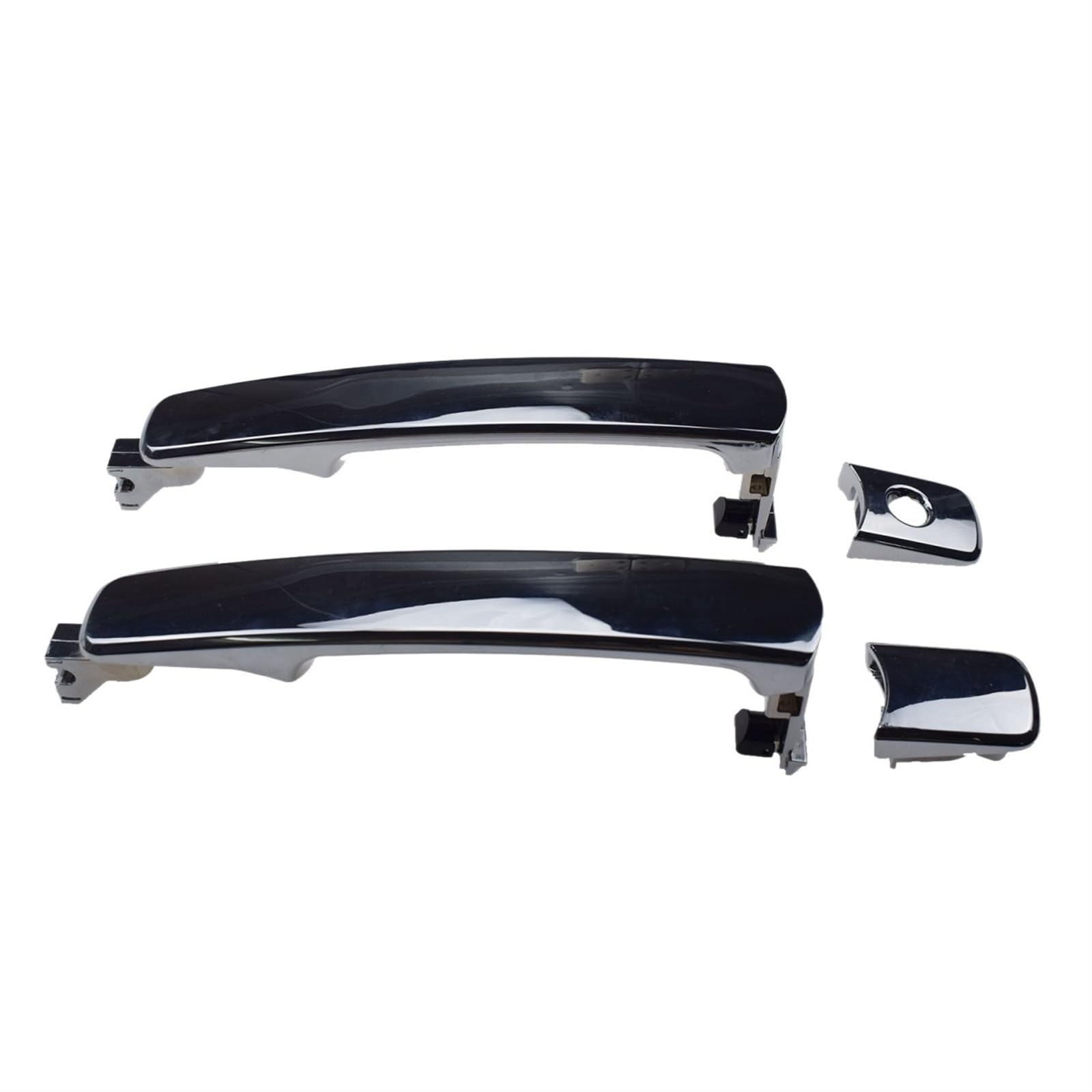 Drezzo Car Exterior Door Handle for Nissan for Murano for Rogue Front Rear LH RH Exterior Chrome Door Handle 03-08 FX35 FX45(A Front Pair)