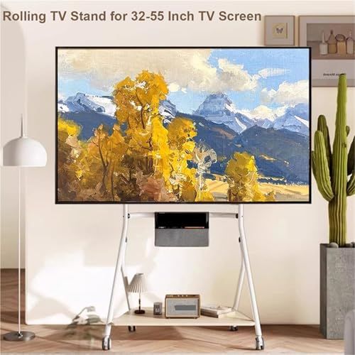 Soporte móvil para TV con ruedas ajustable 32-55 pulg. miniatura 3