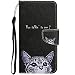 Produktbild Vepbk für Huawei P40 Lite 4G Hülle, Handyhülle PU Leder Case Wallet Kunstleder Brieftasche mit Magnetverschluss Ständer Tasche Schale Bunt Flip Cover Handytasche für Huawei P40 Lite 4G,Muster 1