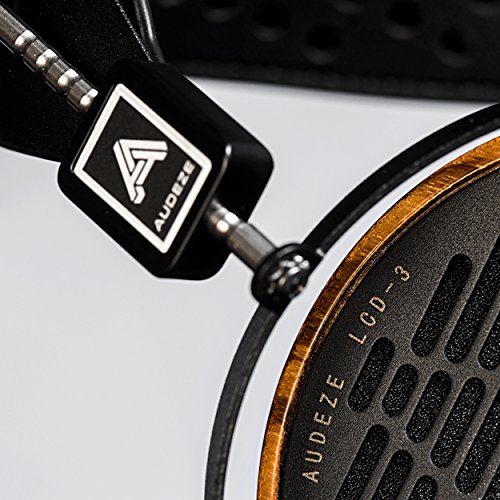 Audeze Lcd-3 Over Ear Open Back Headphone Zebrano Wood Rings With New Suspension Headband #TOP2