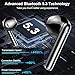 Drsaec Bluetooth Kopfhörer, 6D Tiefer Bass In Ear Kopfhörer Kabellos Bluetooth 2025 Neu 40Std Kabellose Kopfhörer mit 4 ENC Mic, Noise Cancelling Ear Buds, USB-C, IP7 Wasserdicht Sport Ohrhörer
