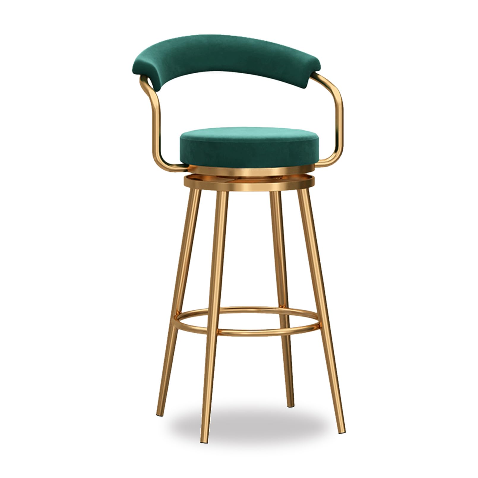 Chaises de comptoir rembourrées avec dossier creux lot de 1 tabouret 65cm