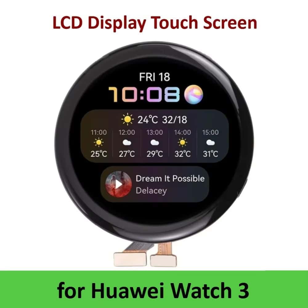 YOOOKOOO - Schermo touch screen LCD per Huawei Watch 3 GLL-AL00 con digitalizzatore completo di montaggio