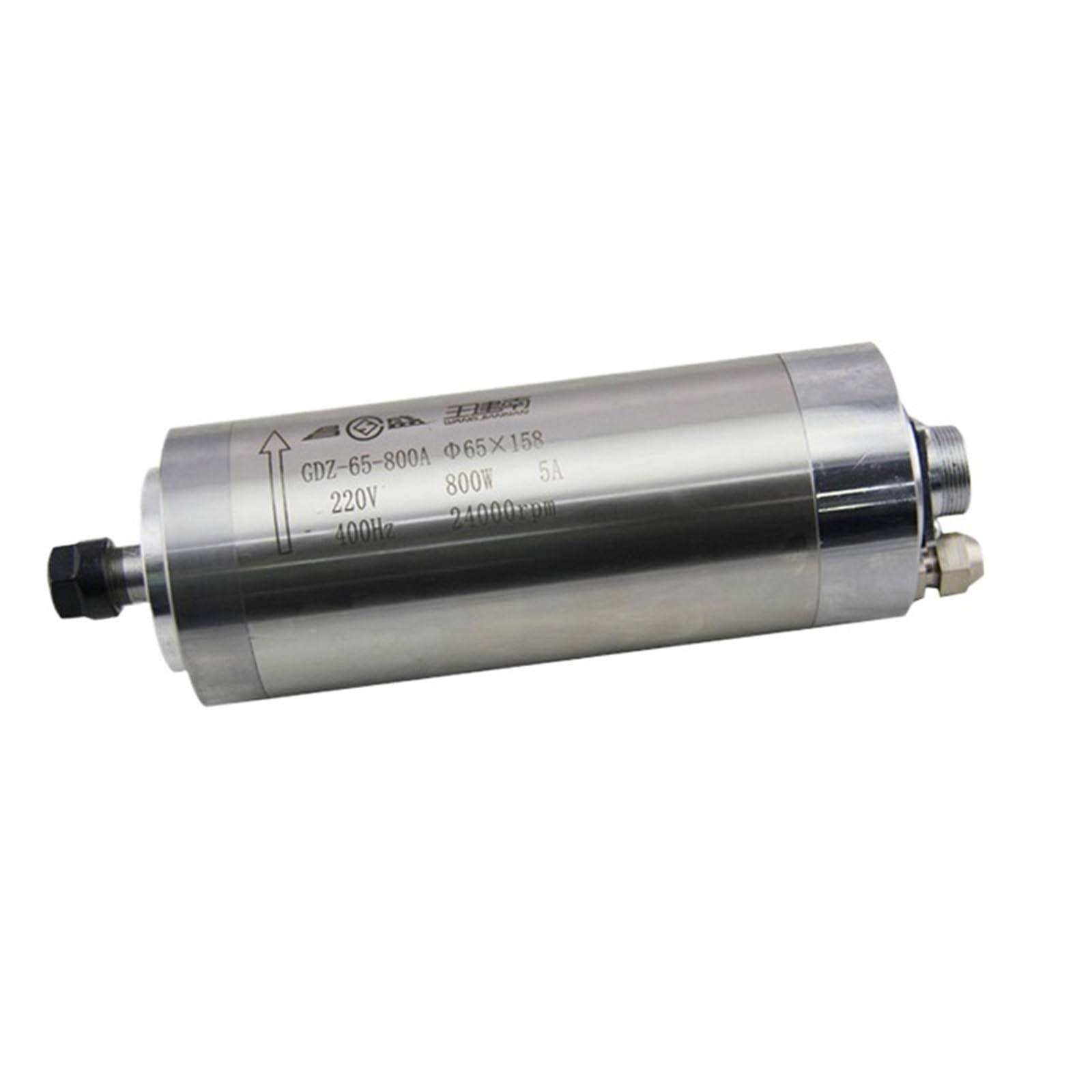 Moteur refroidi par eau GDZ-65-800A broche CNC ER11 800w D65 158mm