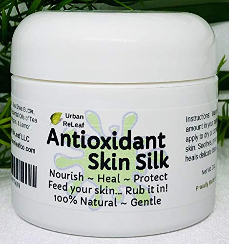 Urban ReLeaf ANTIOXIDANT SKIN SILK! 100% NATURAL. Soothing to body & soul. Healing Balm Lotion. Heals Damaged Skin, Vegan. Great for massage, after chemo. Vitamin rich, Shea Butter & Essential Oils