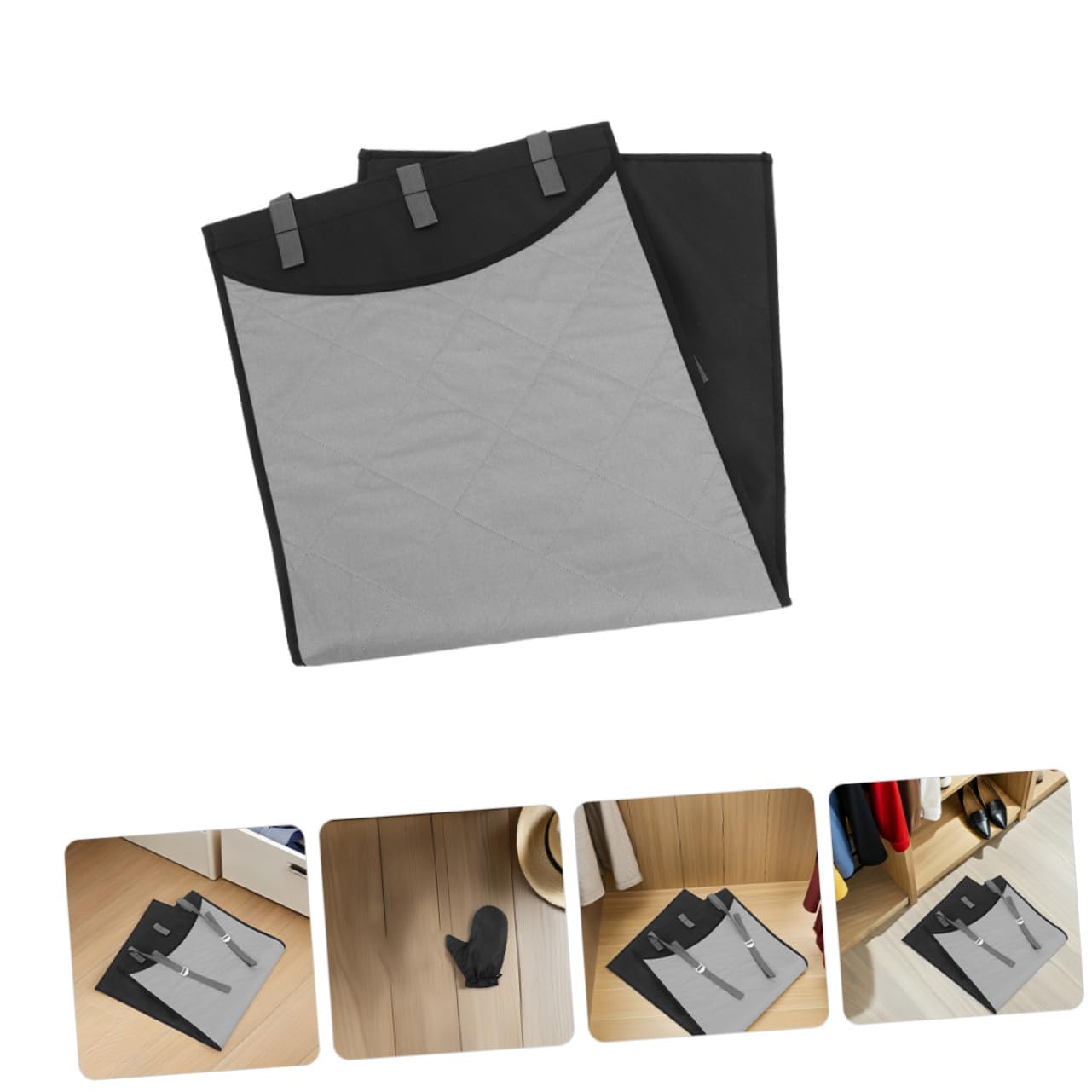 Bügelmatte für Tür Tragbare und Faltbare Bügelunterlage Inklusive Dampfbeständiger Handschuh für Heimgebrauch