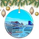 Cruceros por México Norwegian Star Navidad árbol de Navidad decoración de la Boda Colgante Colgante decoración Ciudad Viaje colección de Recuerdos