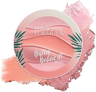 Physicians Formula Butter Believe It! Blush, Wielokolorowy Kremowy Róż do Policzków, Formuła z Masłem Murumuru Zapewniająca Natychmiastowy Blask Dzięki Masłu Murumuru, Odcień Pink Sands