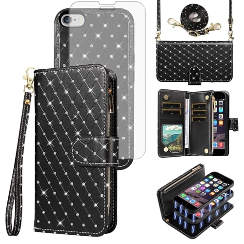 Coque iP 6 Plus Asuwish coque arrière de protection fine noire
