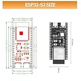 diymore 3 pieces for ESP32 S3 DevKitC 1 N16R8 for ESP32 S3 WROOM1 N16R8 development board WiFi Bluetooth 5.0 mesh development board - Image 6