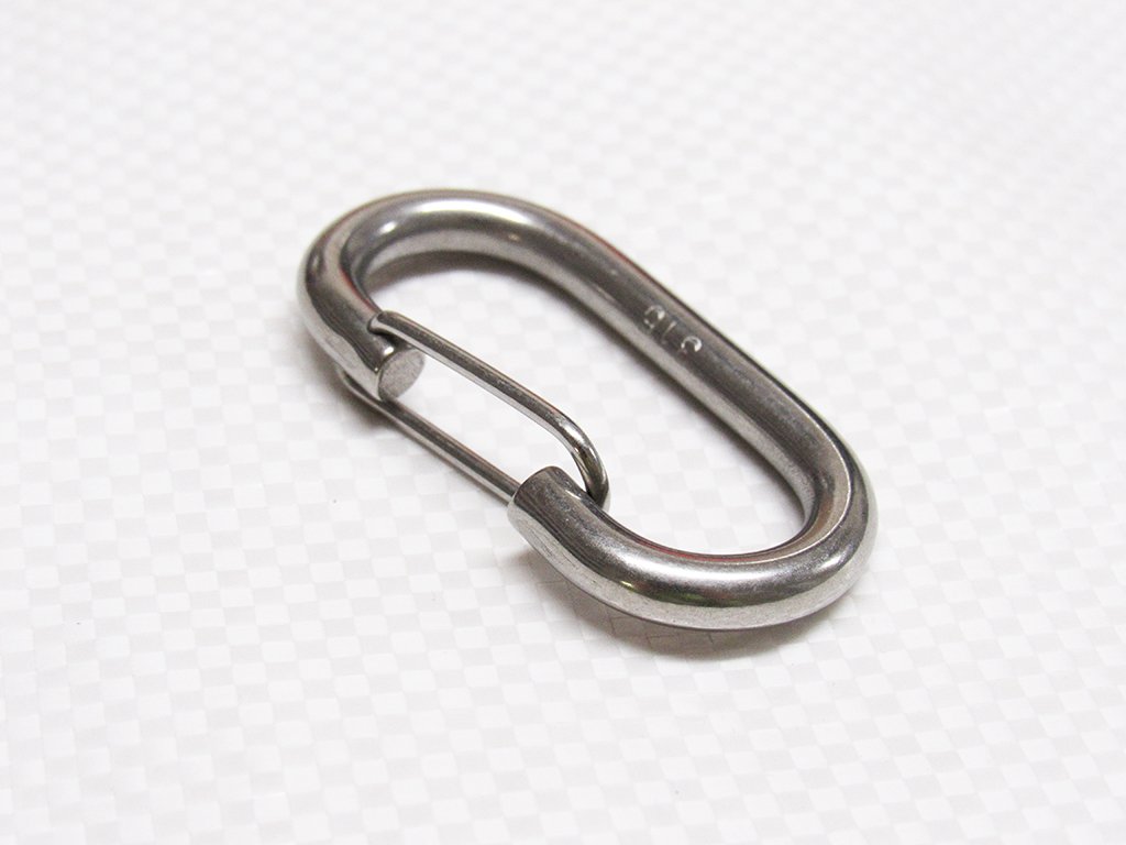 Stainless Steel Chain Link with Safety Catch 4MM