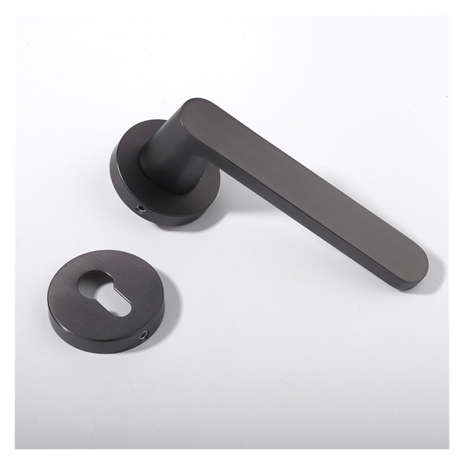 Lucchetto con combinazione a pulsante in argento a 5 cifre di grandi dimensioni, lucchetto numero, codice sicurezza for bagagli e viaggi(Gray Brushed)