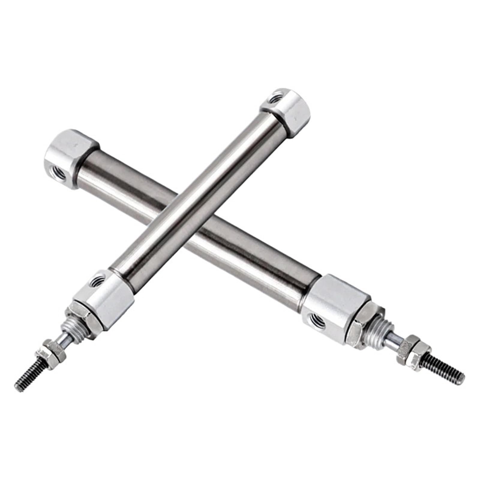 Jwseo Stroke 15Mm Double Acting Pneumatic Air Cylinder Small Cdj2b Type Single Rod 10Mm 12Mm 16Mm Bore Stroke Cdj2b16(,Bore 16Mm)