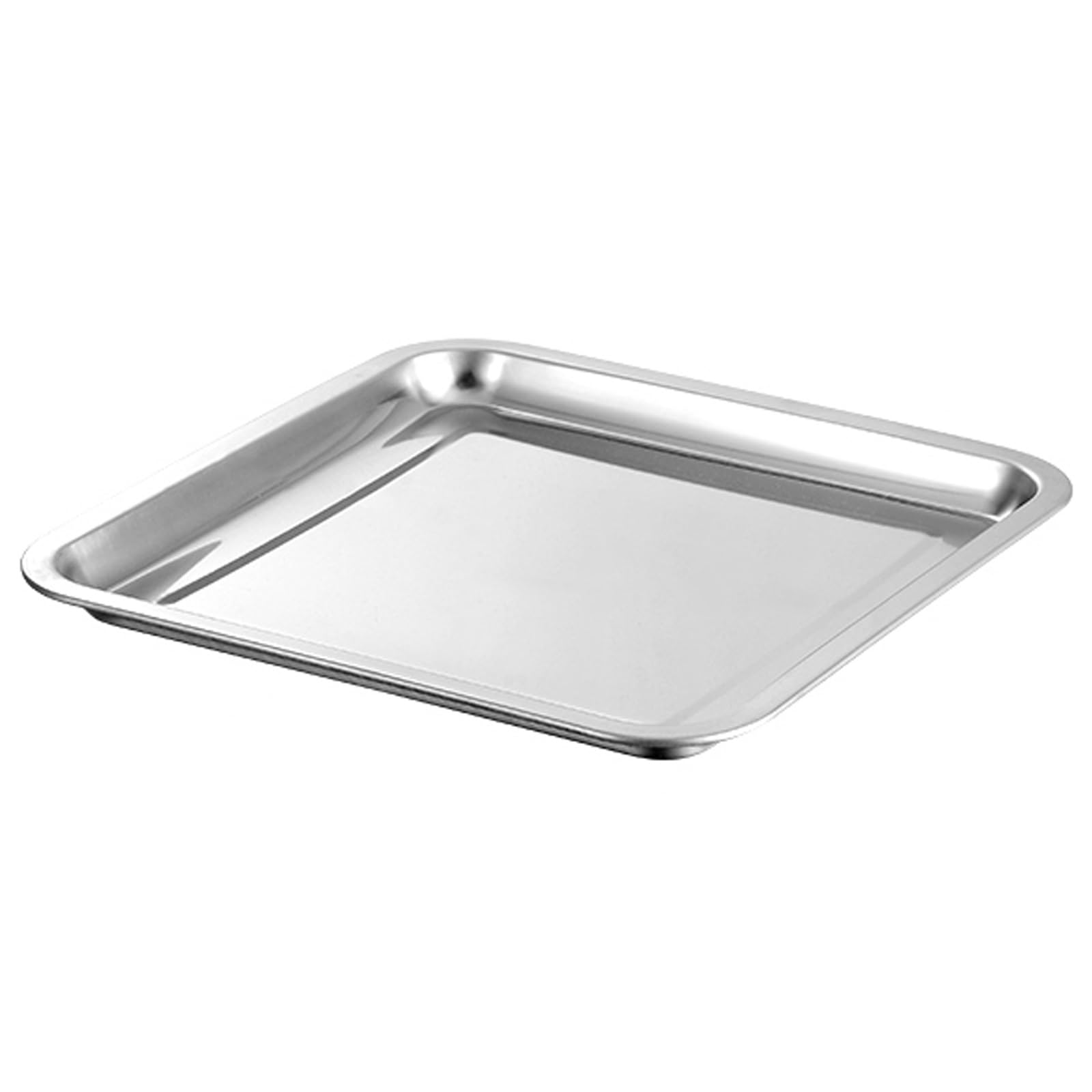 Bandeja Horno Acero Inoxidable, Bandejas de Horno con Borde Reforzado que Evita Deformaciones, Paquete de 1 Bandeja Grande(50x50x4cm/19x19x1in)