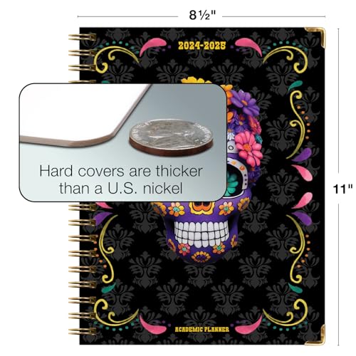 Global Printed Products FSHN-AY24-8511-48 Hardcover Academic Year 2024-2025 Planner: (June 2024 Through July 2025) 8.5 Inchx11 Inch Daily Weekly Monthly Planner Yearly Agenda. Bookmark thumb #5