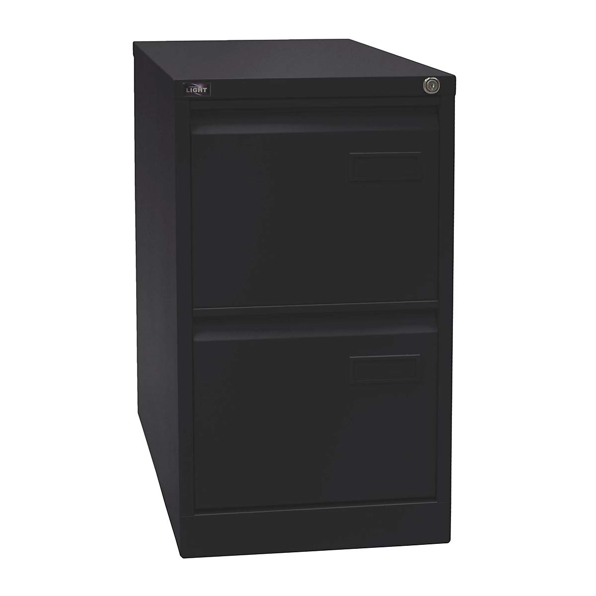 BISLEY Light Hängeregistraturschrank, einbahnig, DIN A4, 2 HR-Schubladen, Metall, 355 Silber, 62.2 x 41.3 x 71.1 cm