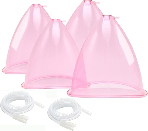 Copas de vacío para glúteos de 7.1 fl oz y 6.1 fl oz, accesorios para máquina de ventosas de terapia de vacío XXL de 8.26 pulgadas y 9.4 pulgadas de