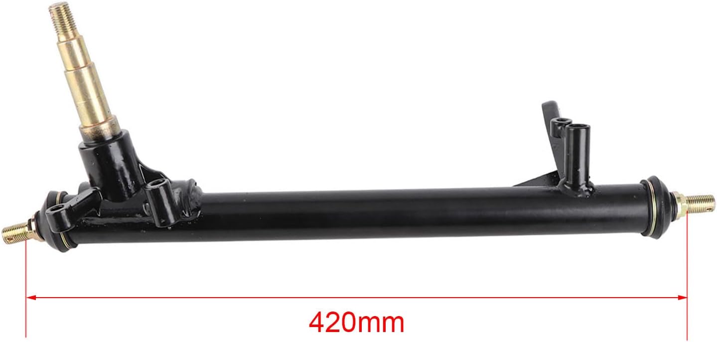 Acouto 1 Pair 420mm Alloy Steering Strut Knuckle Spindle for Go Kart Quad Bike High Reliability