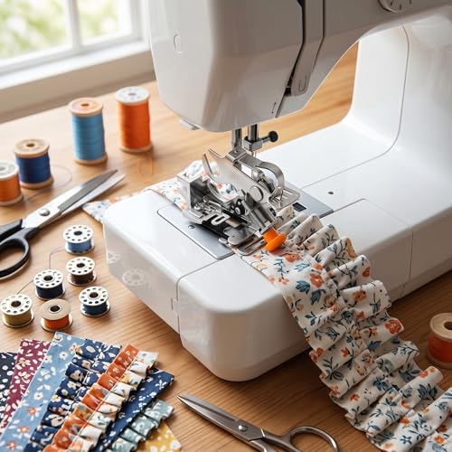 Pie para máquina de coser Ruffler presser foot miniatura 2