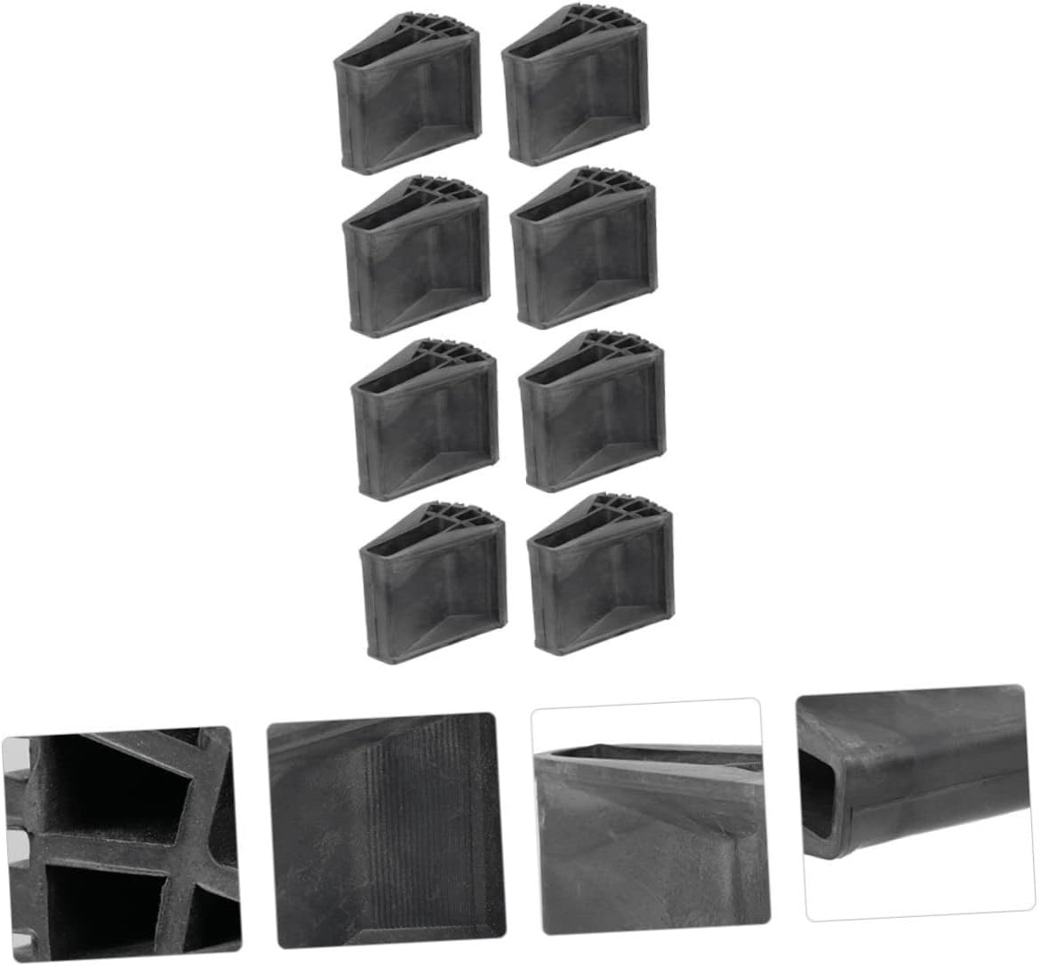 UPKOCH 8pcs Folding Ladder Feet Non-Skid Pads for Ladder High-Temperature Resistant Material Easy Installation Versatile Use for Home and Furniture