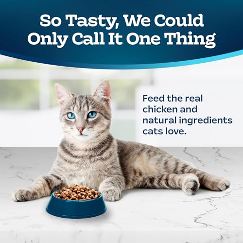 Image of Blue Buffalo Tastefuls Natural Dry Food for Active Adult Cats, Chicken and Brown Rice Recipe, 7-lb. Bag