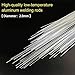 55pcs Aluminum Brazing Rods, Aluminum Welding Rods, 0.08''x13'' Low Temperature Easy Melt soldadura de aluminio, Low Temperature Universal Welding Rod No Flux Required