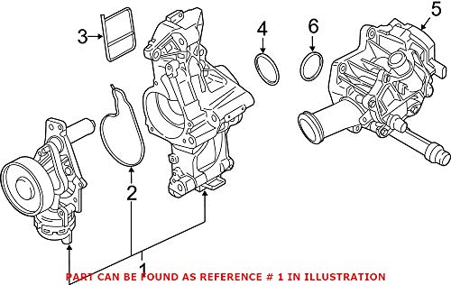 Genuine OEM Engine Water Pump Assembly Main For BMW F22 F23 F30 F32 F33 F34 F36 G01 G02 G12 G30 G32 340i GT xDrive 440i Gran Coupe 540i 640i Turismo 740i M240i X3 X4 3.0L Single Turbo M Competition