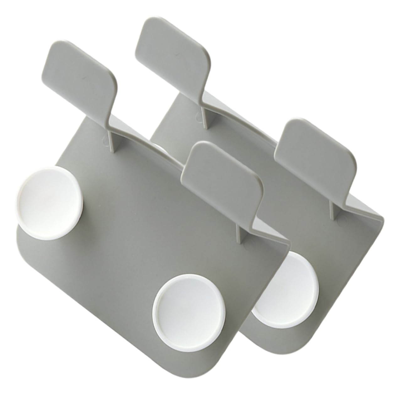 BDAYEK Hair dryer holder 2pcs Hair Dryer Holder Wall-Mounted Blow Stand for Bathroom No Drilling Adhesive Storage Rack Space-Saving Organizer for Tools