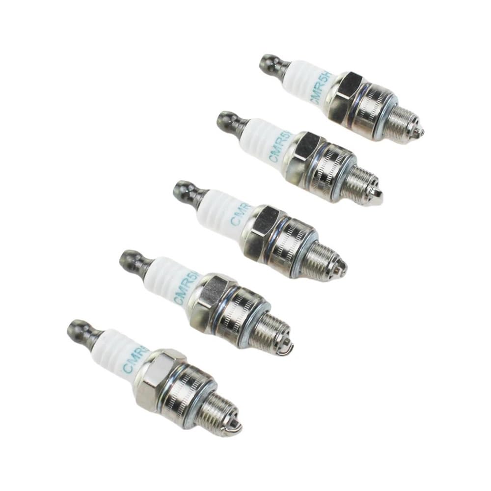 Lot de 5 Bougies d'allumage for débroussailleuse, Taille-haie et souffleur