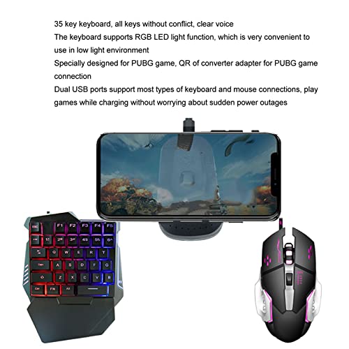 Teclado Gamer G508 con RGB y Combo Mouse USB miniatura 5