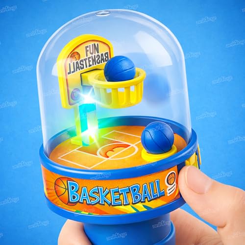 Image of Zest 4 Toyz Mini Finger Basketball Shooting Game Toy for Kids Handheld Mini Basketball Game Indoor Games Toy for Boys & Girls Toy Birthday Gift for Kids Assorted (Pack of 2)