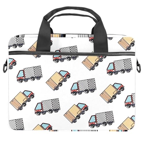 Funda bandolera para laptop de 13 pulgadas con protección acolchada Delivery Service Trucks