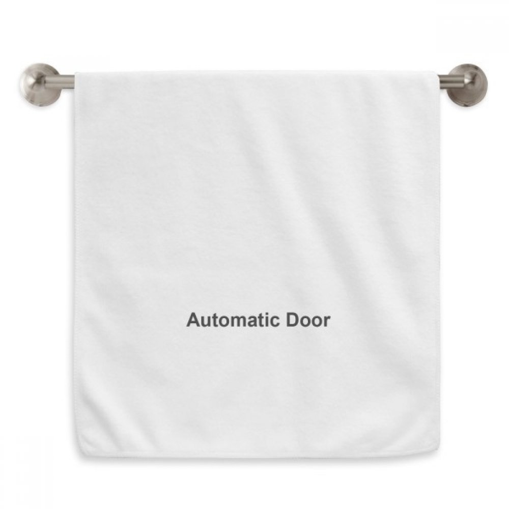 Serviette porte symbole noir motif diadème blanc 13x29
