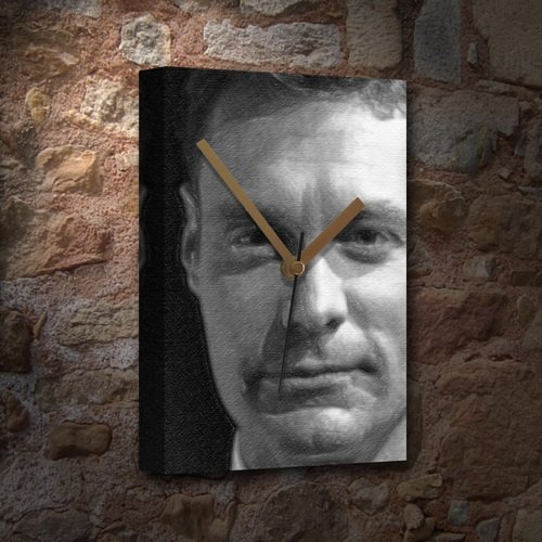 RYAN SEACREST - Canvas Clock (LARGE A3 - Signed by the Artist) #js001