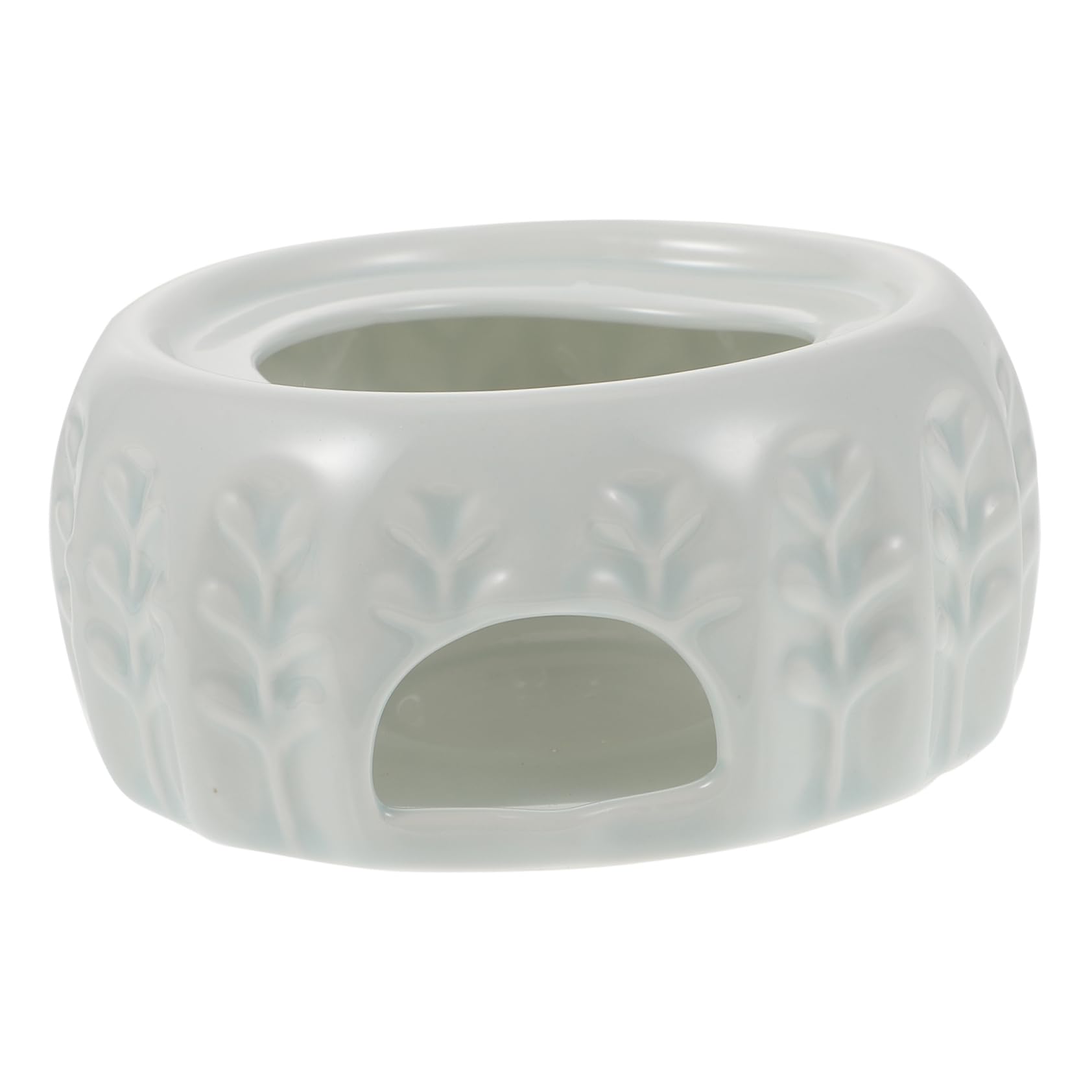 SOLUSTRE 1Pc Ceramic Tea Warmer Candle Stand Teapot Heating Support Design for Home Use Lightweight and Portable Tea Heater for Teapot and Candle Holder