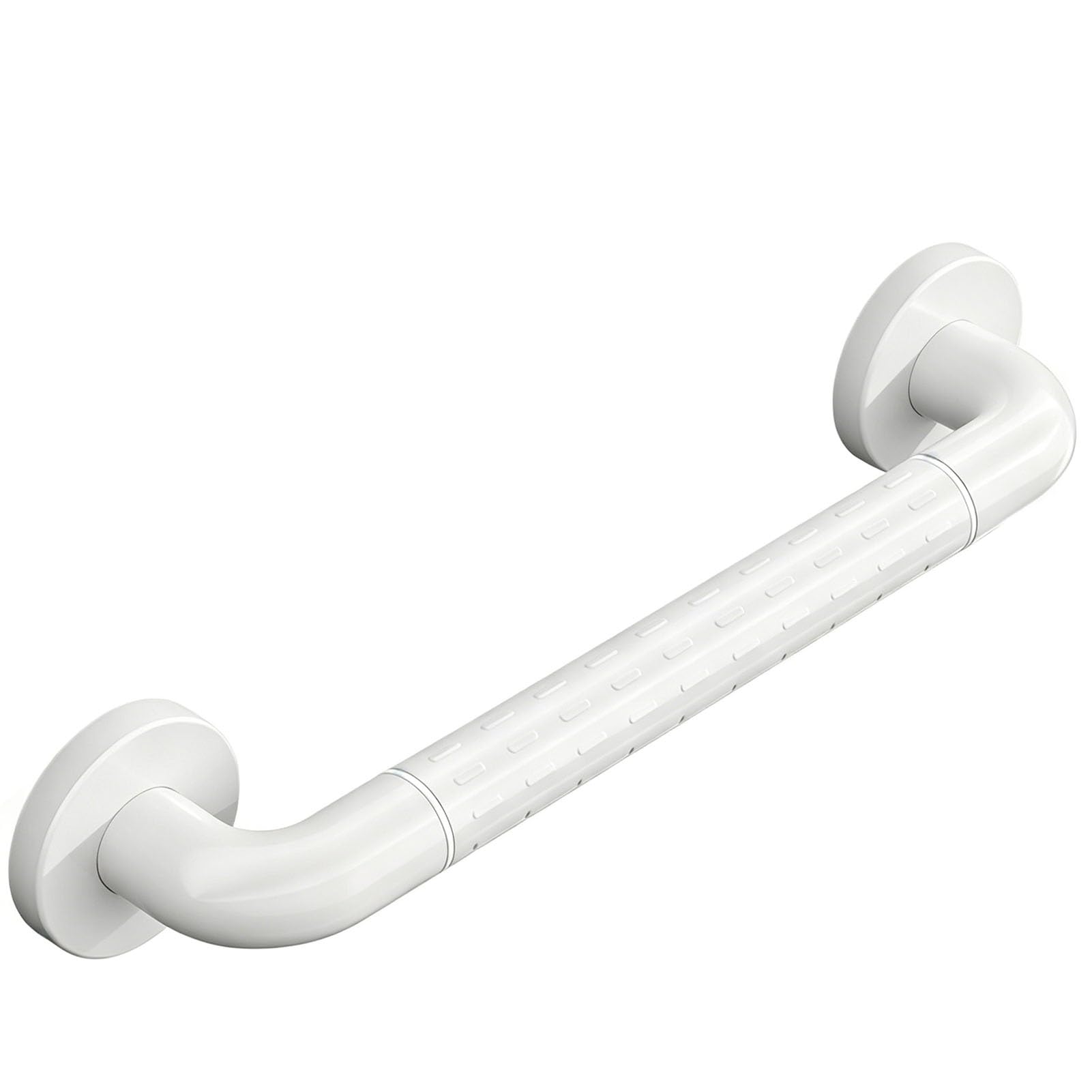 FKXSXAZ Shower Hand Rail for Elderly Injury, Anti-Fall 58cm 68cm 88cm Yellow/White Stainless Steel Accessible Grab Bar with Anti-Rotation Slot, Senior Assist Bath Handle(B,48cm(18.89in))