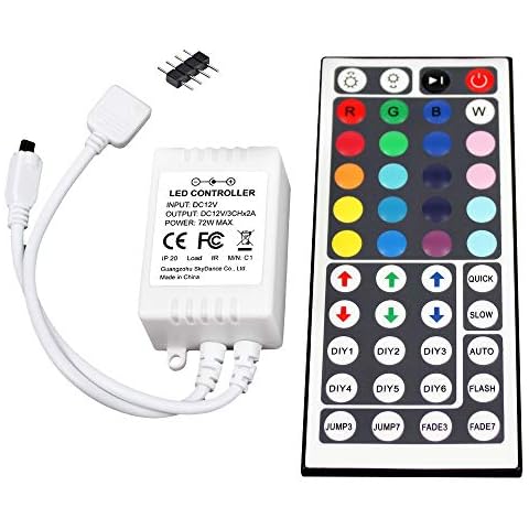UltraBright 44 Key Tasten IR Remote Control Fernbedienung Cover