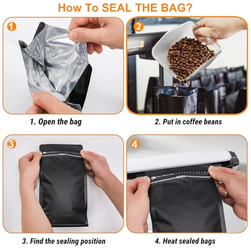 ZOOFOX 1 lb Coffee Bags with Valve