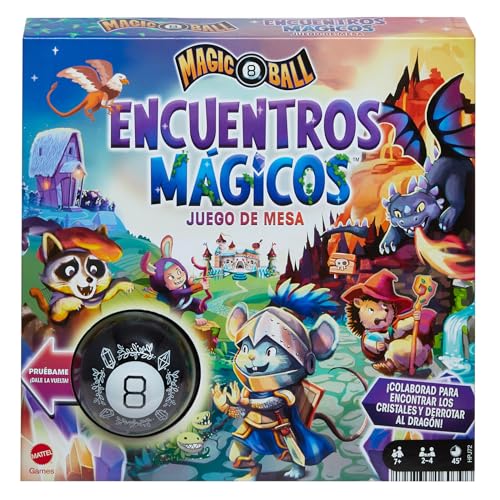 Mattel Games Magic 8 Ball Encuentros Mágicos, Juego de Mesa