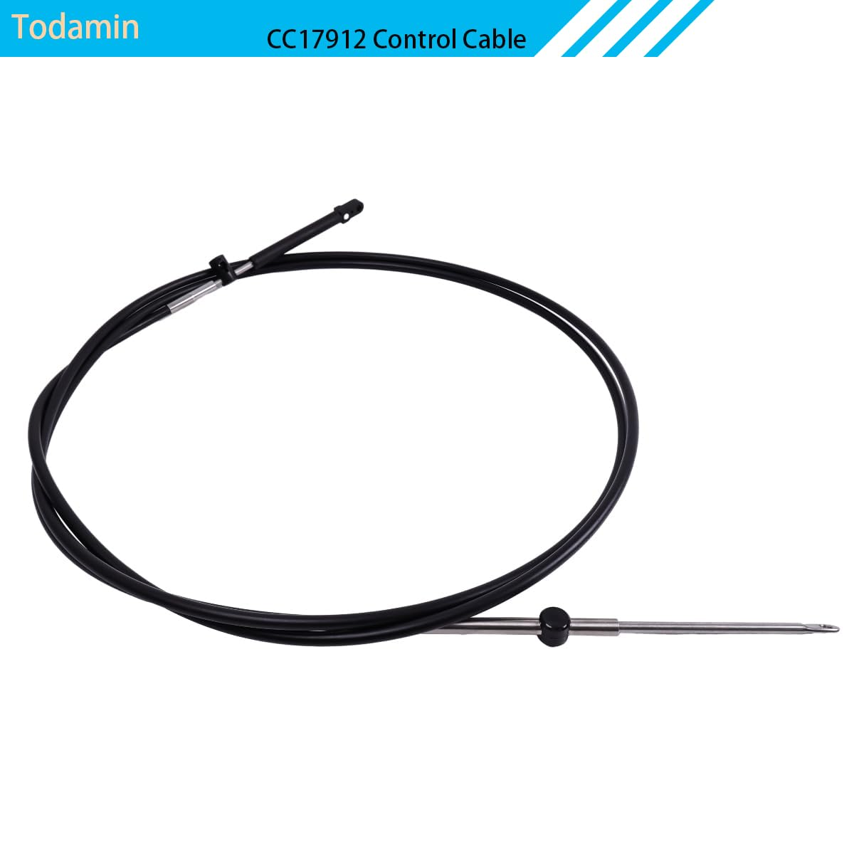 CC17912 12FT Control Cable Replace Fit for Mercury Mariner Engines, Boat Engine Control Cable