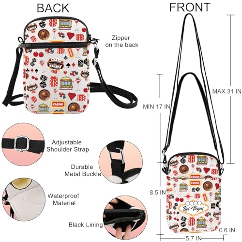 JNIAP Las Vegas Crossbody Bag - Trip Gift, Travel Purse, Themed Gifts, Souvenir Wallet2
